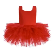 Пышное платье с квадратным вырезом