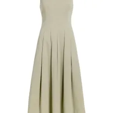 Платье миди со складками