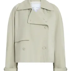 Двубортная куртка асимметричного кроя