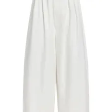 широкие брюки со складками широкие брюки со складками