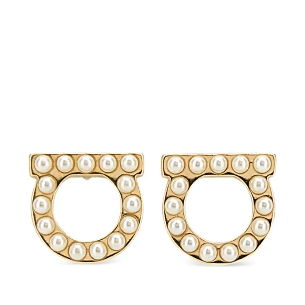 Серьги Gold Metal Gancini Серьги Gold Metal Gancini