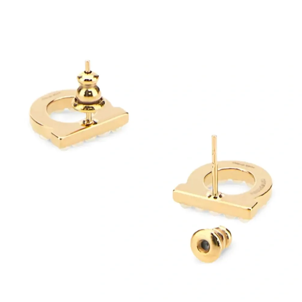 Серьги Gold Metal Gancini Серьги Gold Metal Gancini