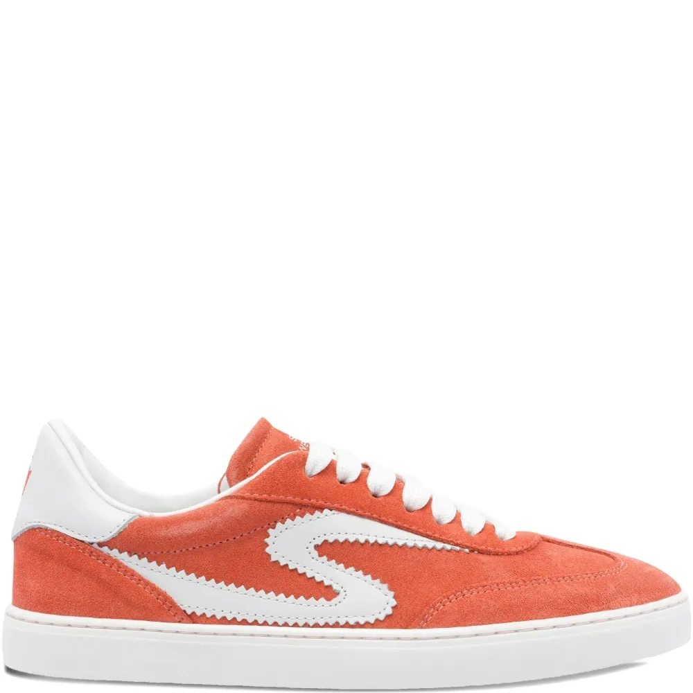 Кожаные кроссовки