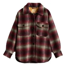 Клетчатая рубашка Ariel с бахромой Клетчатая рубашка Ariel с бахромой