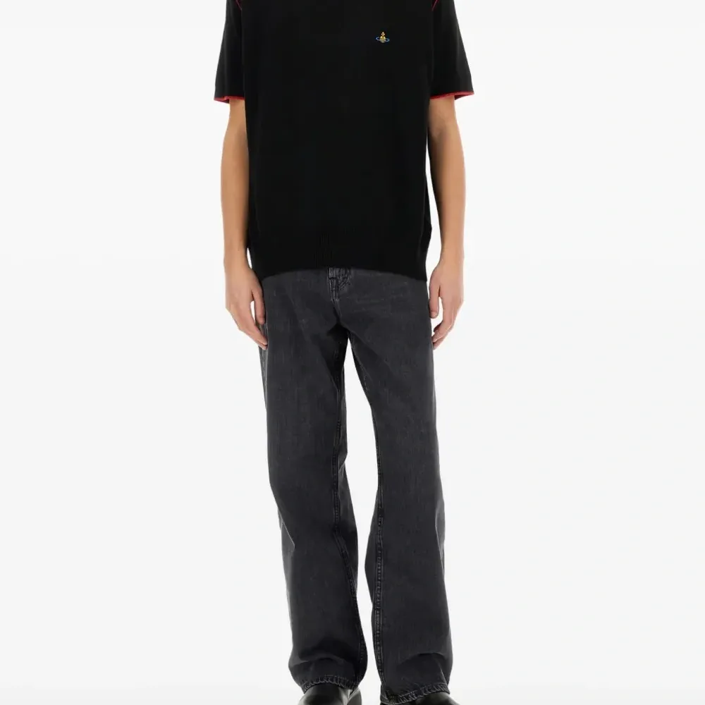 футболка Alex с контрастной строчкой