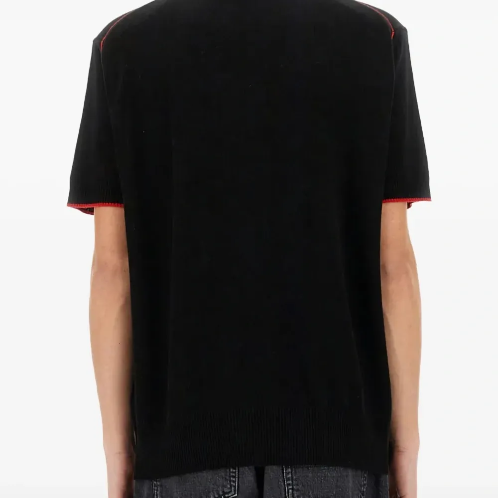 футболка Alex с контрастной строчкой