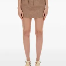 юбка мини в клетку