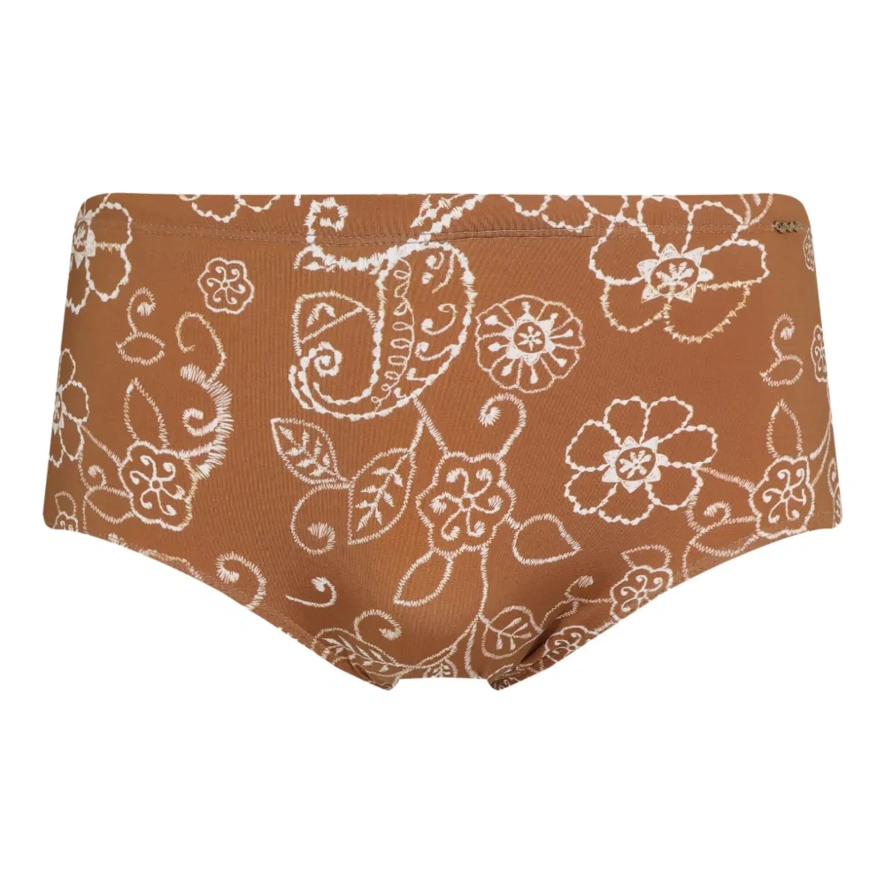 Плавки-шорты с цветочным принтом