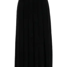 Юбка миди со складками