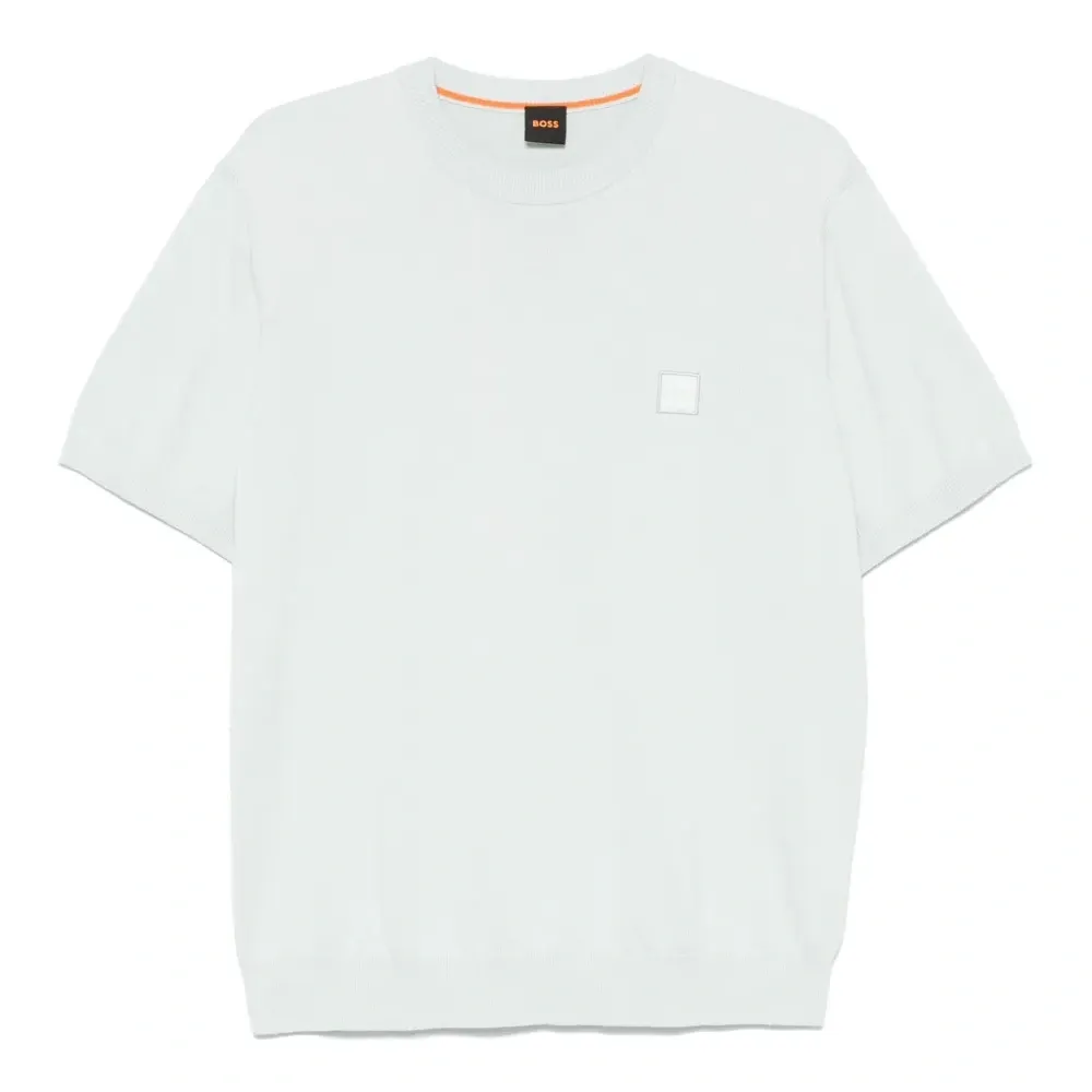 Футболка с нашивкой-логотипом