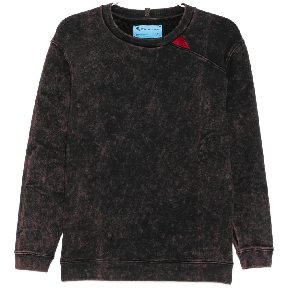 толстовка с принтом тай-дай