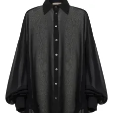 Атласная рубашка