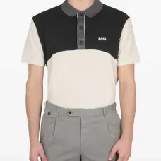 Рубашка поло в стиле колор-блок