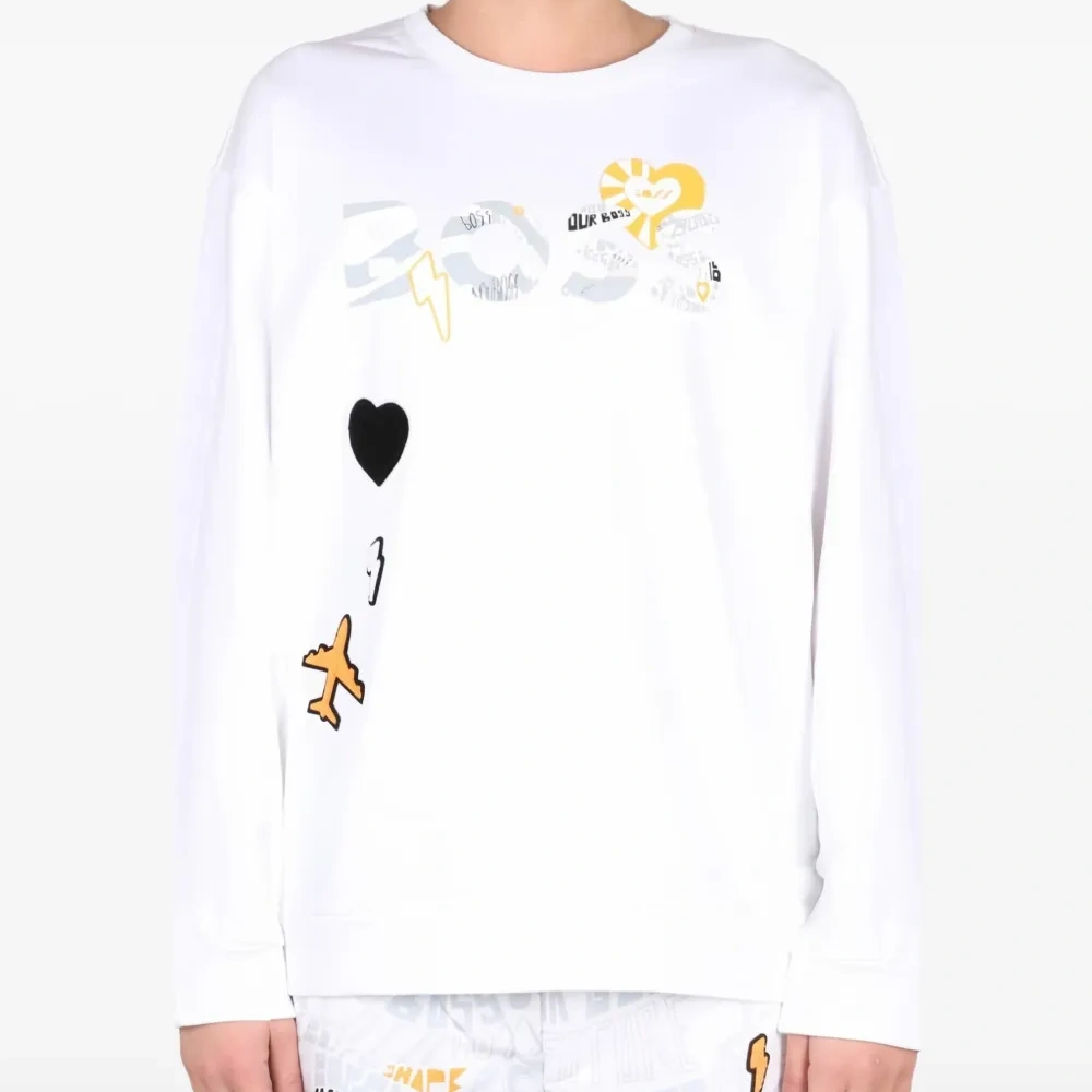 Толстовка с графичным принтом