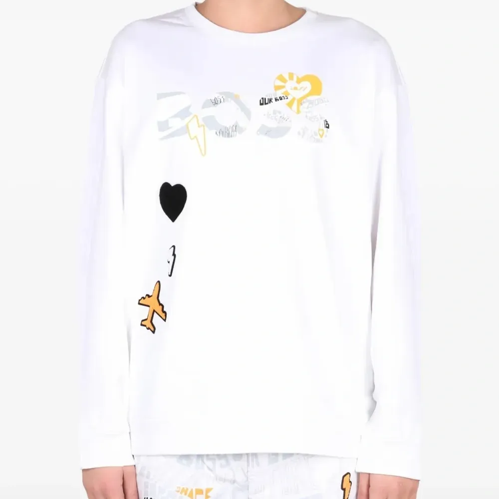 Толстовка с графичным принтом