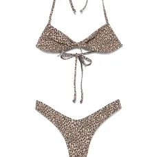 Бикини с леопардовым принтом