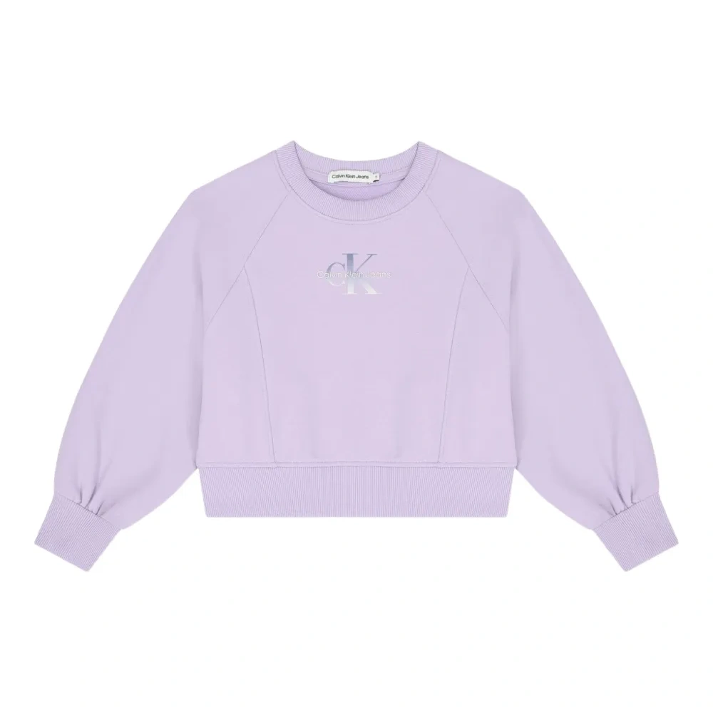 Укороченная толстовка с вышитым логотипом