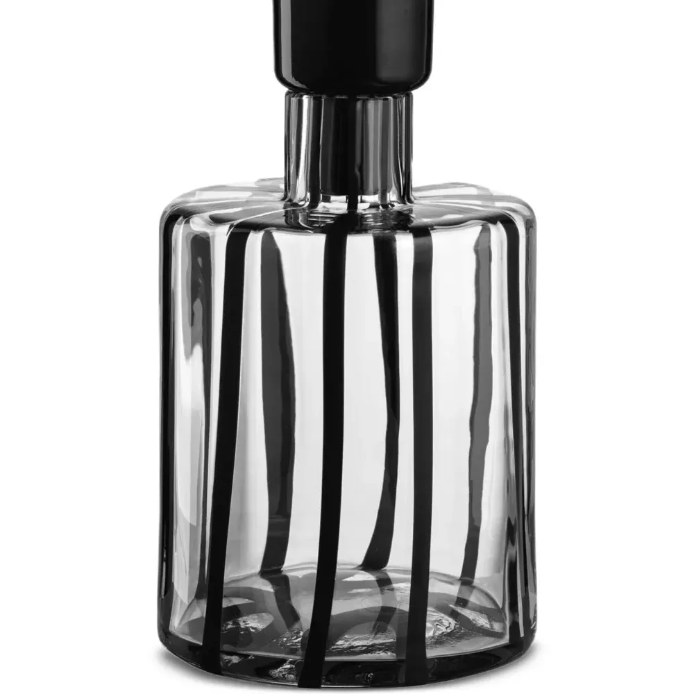 стеклянная бутылка Cyrcus в полоску (11 x 20 см)