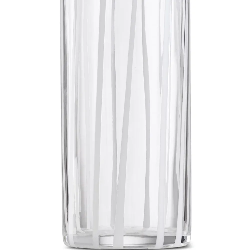 стеклянная ваза Cyrcus в полоску (7 x 14,6 см)