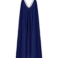 плиссированное платье с вырезом халтер