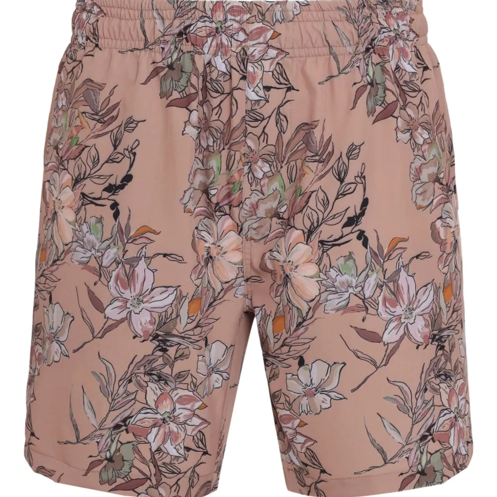 плавки-шорты с цветочным принтом