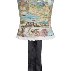 топ-корсет с принтом топ-корсет с принтом