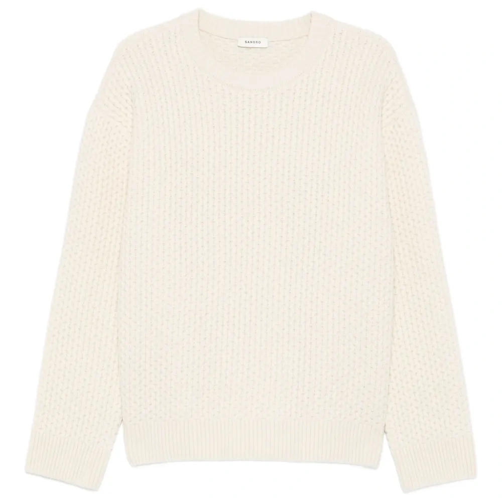 Свитер с круглым вырезом