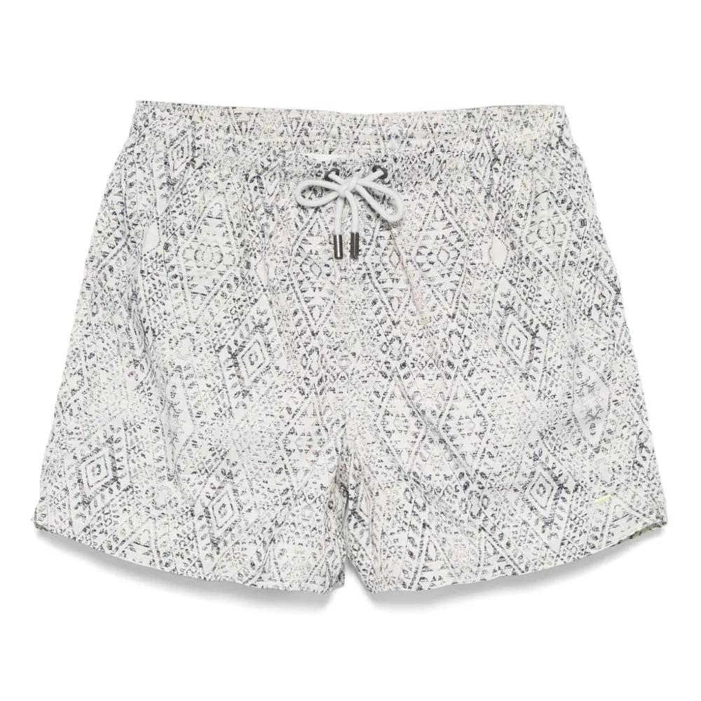 Плавки-шорты с графичным принтом