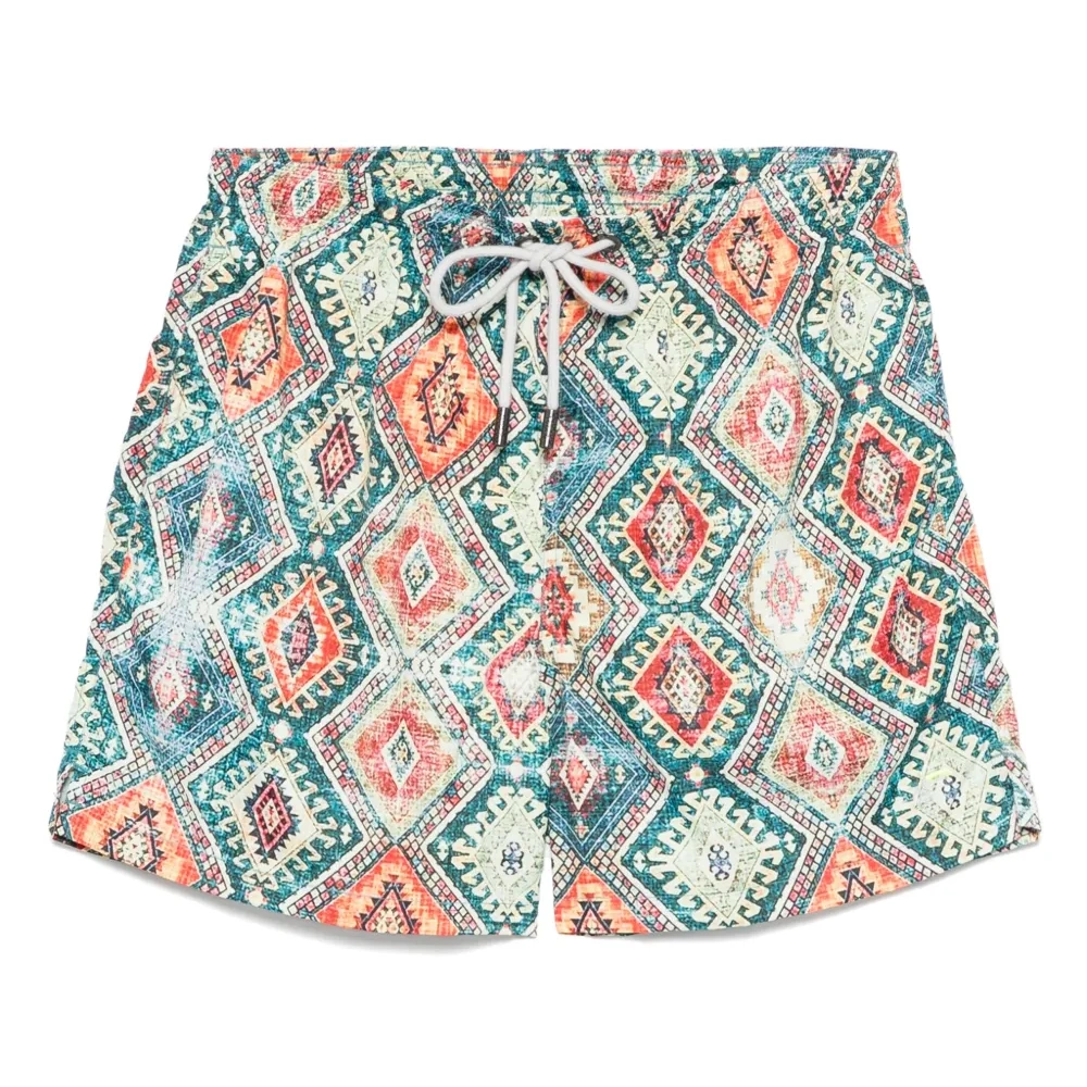 Плавки-шорты с графичным принтом