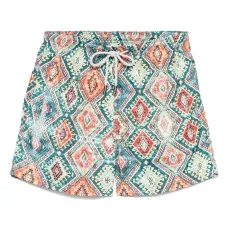 Плавки-шорты с графичным принтом