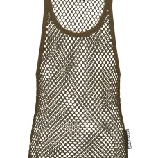 Сетчатый топ без рукавов