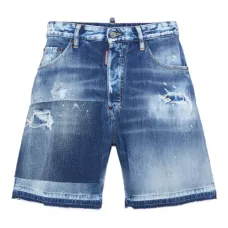 джинсовые шорты с прорезями