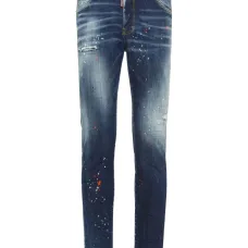 Джинсы с нашивкой-логотипом