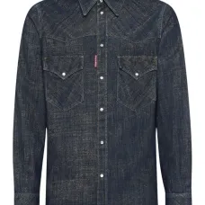 Джинсовая рубашка в стиле вестерн