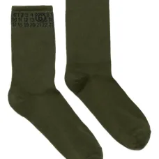 носки в рубчик с логотипом