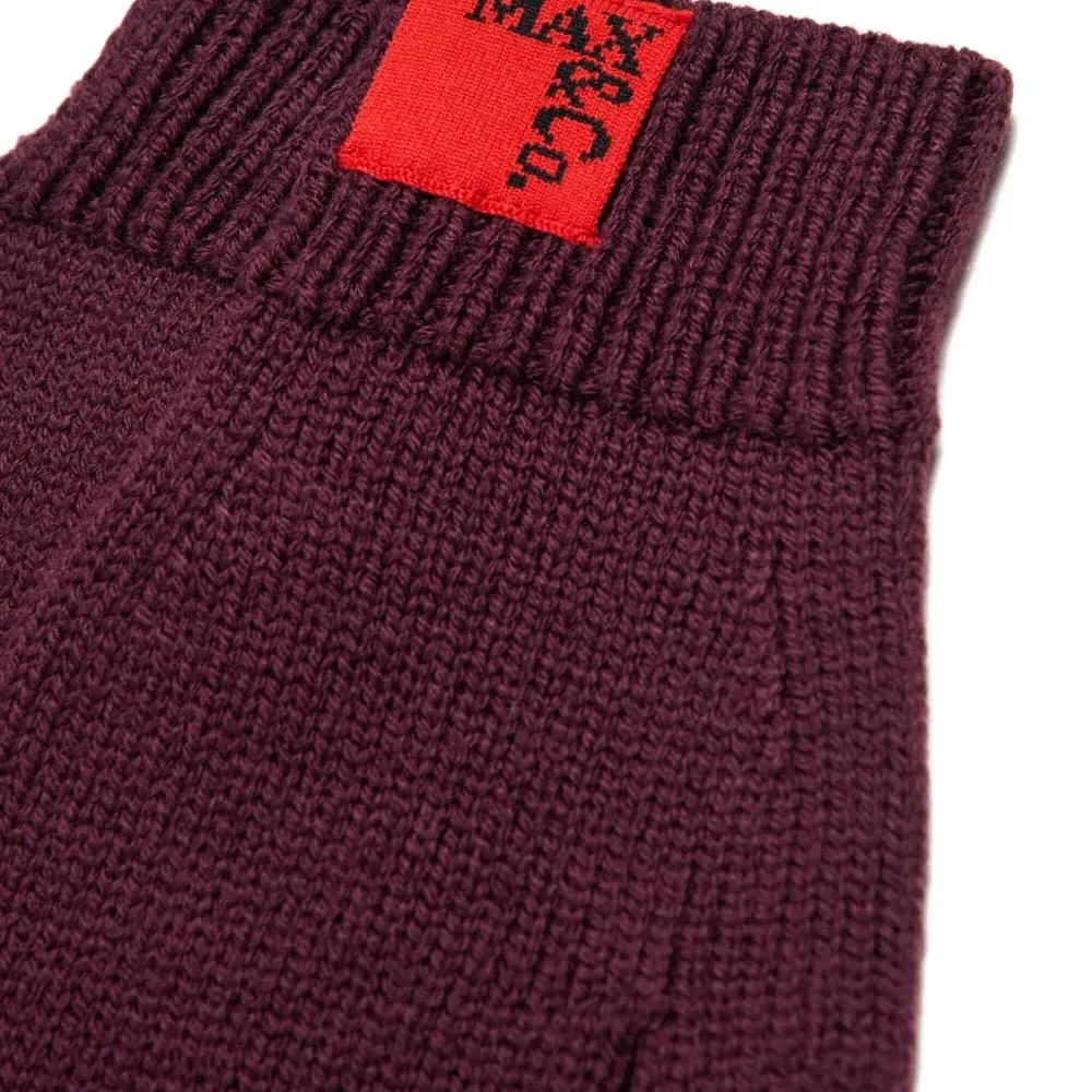 Перчатки с нашивкой-логотипом