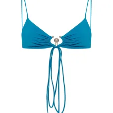 Топ бикини Orbit с треугольными чашками и сборками Топ бикини Orbit с треугольными чашками и сборками