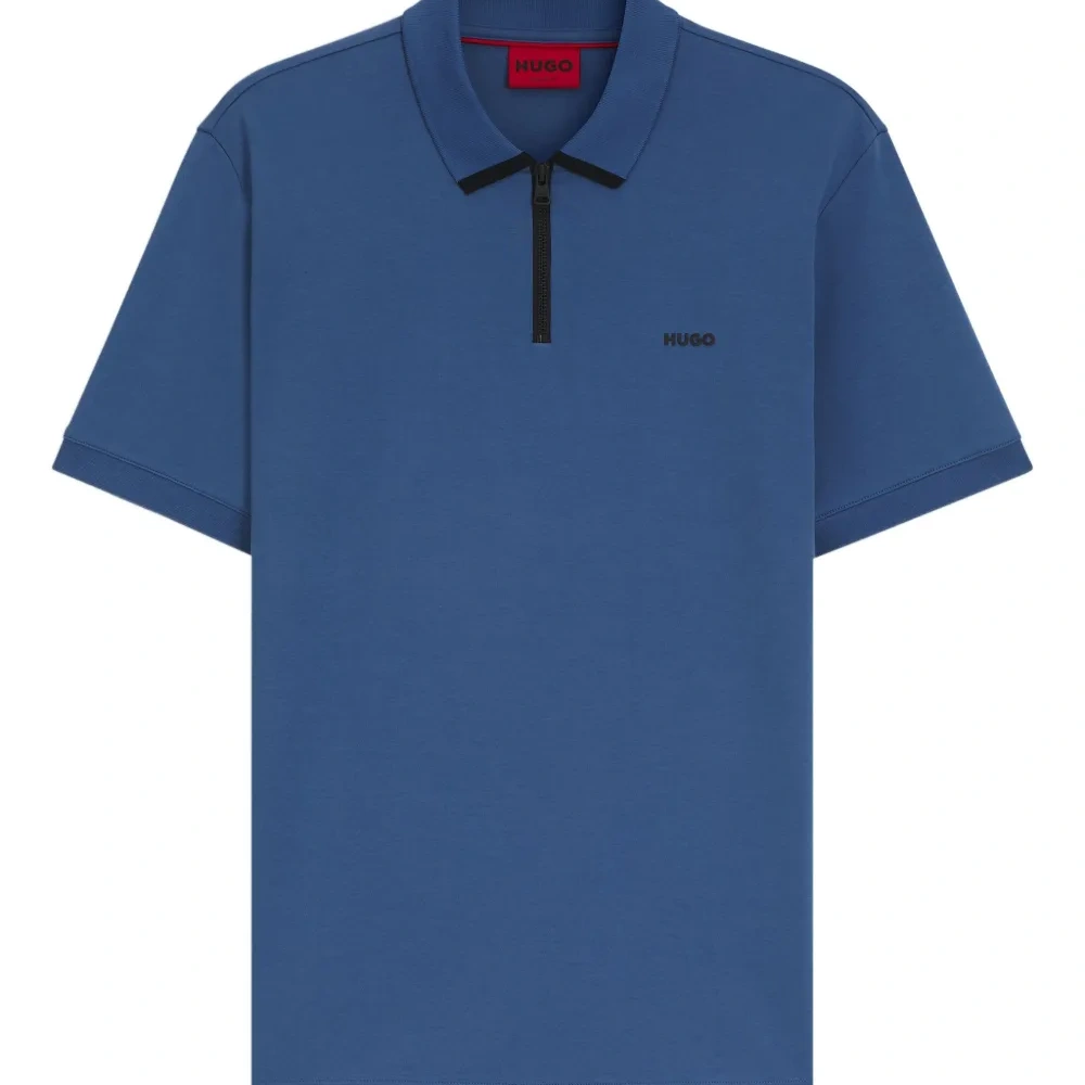 Рубашка поло на молнии