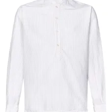 Полосатая рубашка на пуговицах