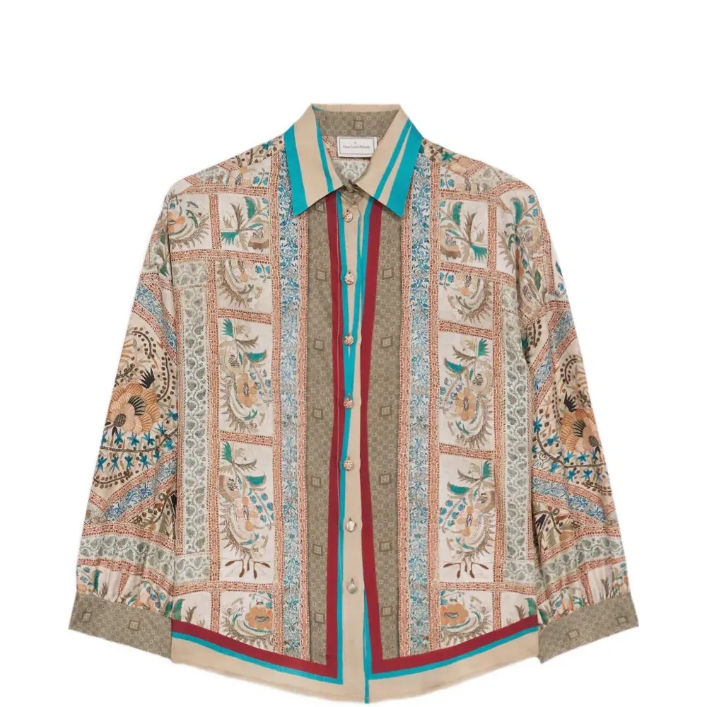 Шелковая рубашка