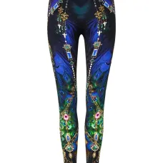 Леггинсы с принтом "Dominican Decadence jewel"