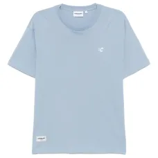 футболка с вышитым логотипом