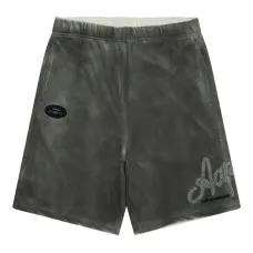 шорты с принтом тай-дай