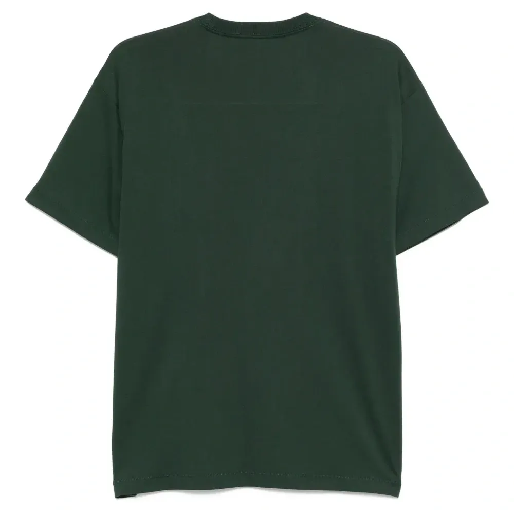 футболка с вышитым логотипом