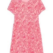 Платье с абстрактным принтом