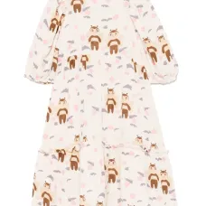 Платье с графичным принтом