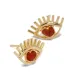 Серьги-гвоздики Carnelian