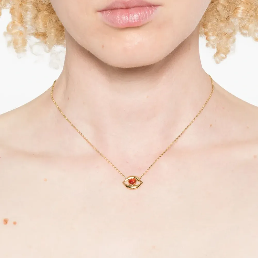 Позолоченное колье