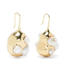 Позолоченные серьги-подвески из коллаборации с Quentin Jones