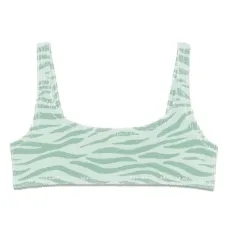 Топ бикини с зебровым принтом